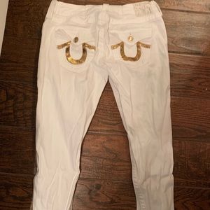 White True Religion Jeans